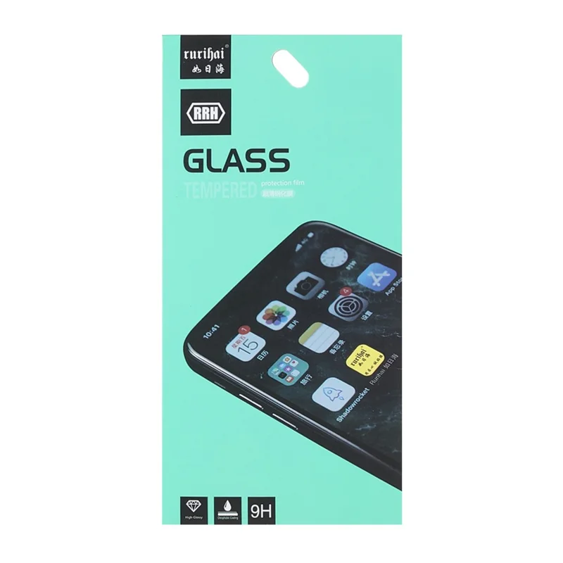 RURIHAI Full Size Full Glue 2.5D Secondary Hardening Solid Defense 0.26mm Tempered Glass Screen Protector for Huawei P50