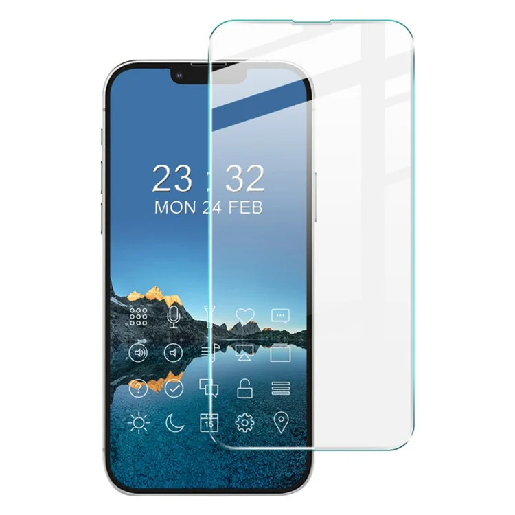 IMAK H Series Bruchfestes, extrem klares Panzerglas-Displayschutz für iPhone 13 mini 5,4 Zoll