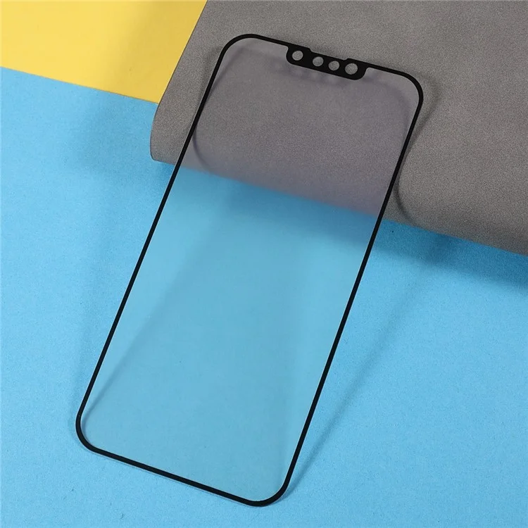 Anti-Blue-Ray Fingerprint-Free Matte Surface Full Glue Tempered Glass Screen Protector for iPhone 13 / 13 Pro / 14