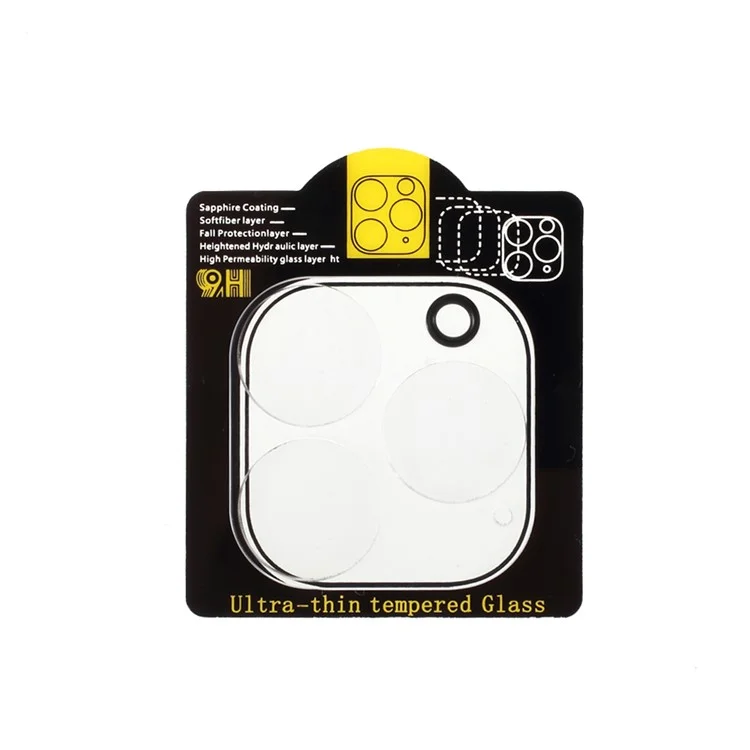 Protector de lente de cámara de vidrio templado 9H Hardness Complete Covering para iPhone 13 Pro 6.1 pulgadas