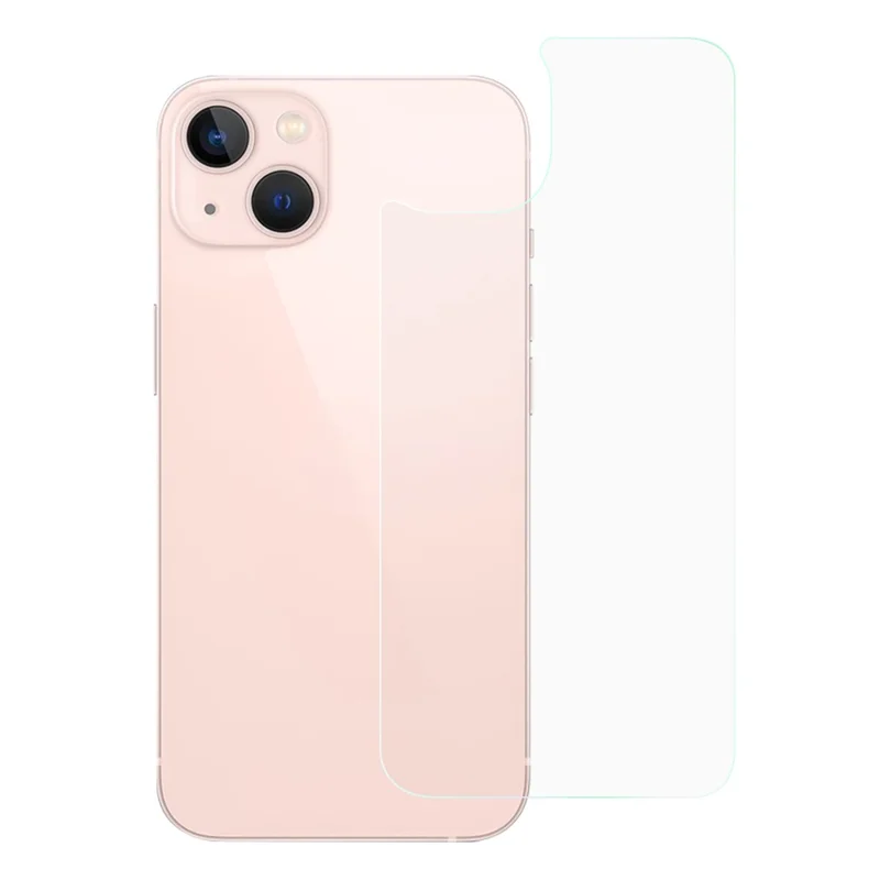 Explosion-Proof Perfect Adhesion Ultra-Thin 0.25mm Arc Edges 9H Tempered Glass Back Cover Protective Film for iPhone 13 6.1 inch