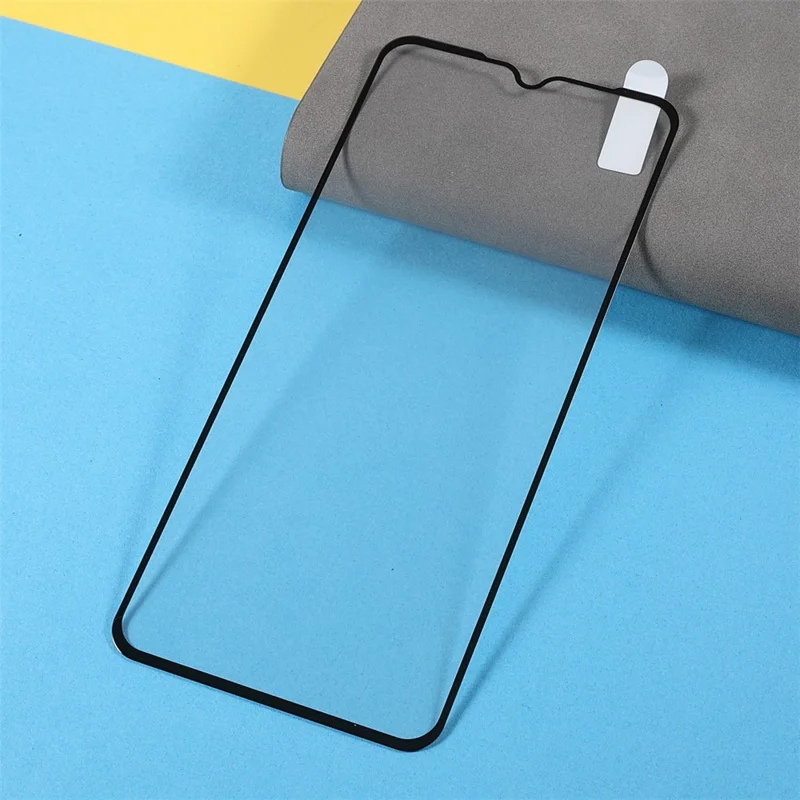 Full Glue Silk Printing Anti-Explosion Well-Protected Complete Covering Tempered Glass Screen Protector for Realme C25