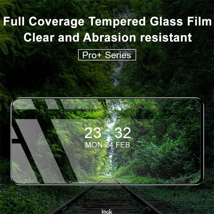 IMAK Pro+ Series Full Coverage Full Glue Clear 9H Hardness Tempered Glass Screen Protector for Xiaomi Redmi 10 4G (2021)/Redmi 10 Prime/Redmi 10 2022 4G/Redmi Note 11 4G (MediaTek)