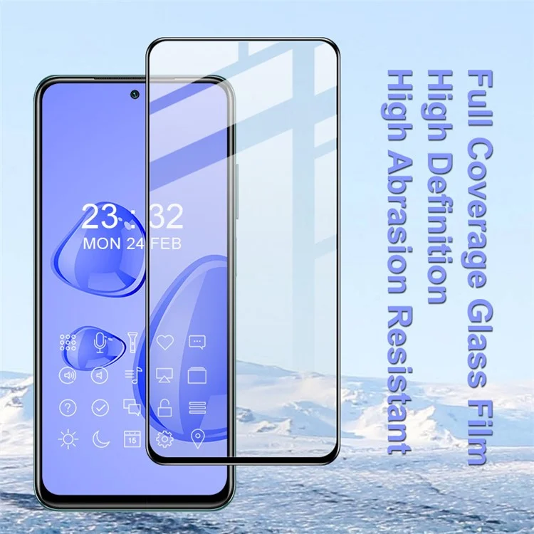 IMAK Pro+ Series Full Coverage Full Glue Clear 9H Hardness Tempered Glass Screen Protector for Xiaomi Redmi 10 4G (2021)/Redmi 10 Prime/Redmi 10 2022 4G/Redmi Note 11 4G (MediaTek)