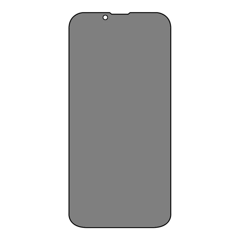 Anti-spy Full Screen Coverage Silk Printing Scratch Resistant Tempered Glass Screen Guard Film (Side Glue) for iPhone 13 Pro Max / 14 Plus