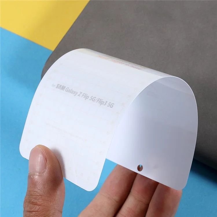 Conjunto de películas protectoras de TPU suaves y completas para la parte delantera y trasera del Samsung Galaxy Z Flip3 5G