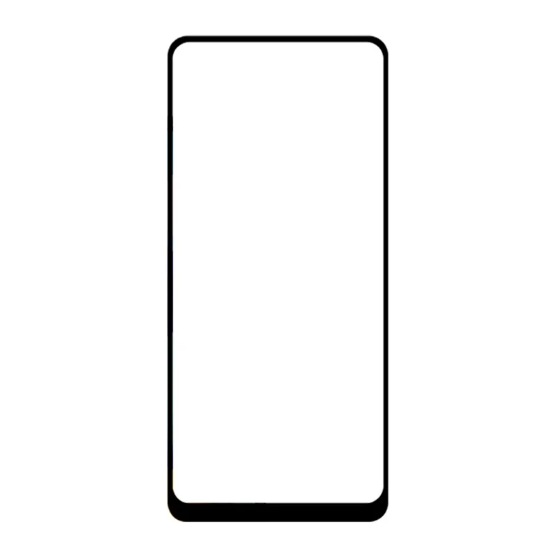 AMORUS 2Pcs/Set Full Size Coverage HD Full Glue Silk Printing Clear Tempered Glass Screen Protector for Samsung Galaxy A21