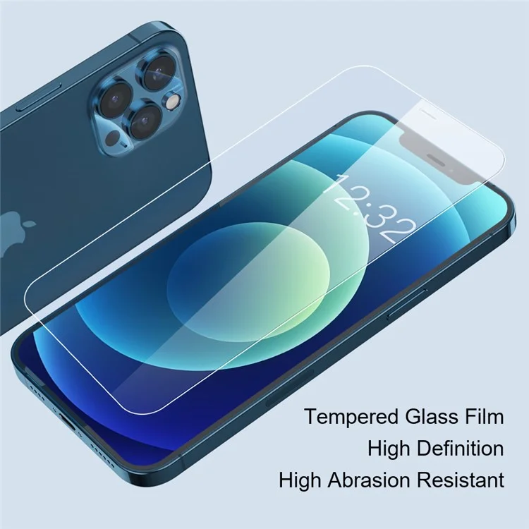 Amorus 2pcs/set a Prueba de Rasguño Slim Glue Premium Premium HD Clarity Temper Glass Film Para Iphone 6 Plus/6s Plus/7 Plus/8 Plus 5.5 Pulgadas