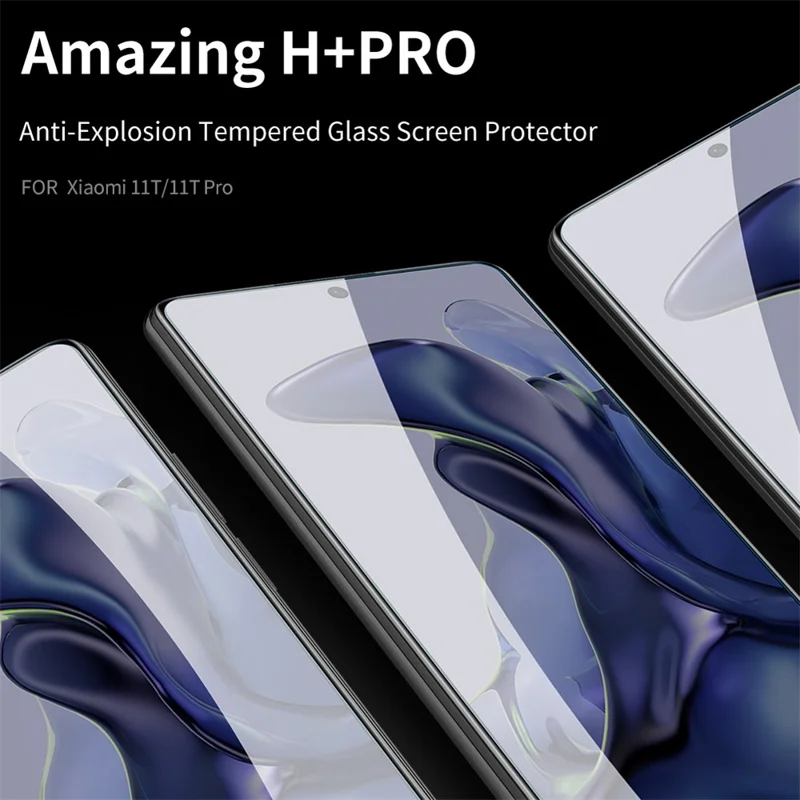 Nillkin Pour le Protecteur D'écran Xiaomi 11t / 11t Pro Amazing h + Pro 9H Film de Verre Trempé Anti-explosion Agc Glass