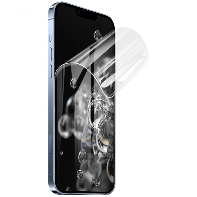 IMAK 2Pcs / Set Full Coverage High Sensitivity Hydrogel Film III Soft TPU Screen Protector for iPhone 13 / 13 Pro / 14