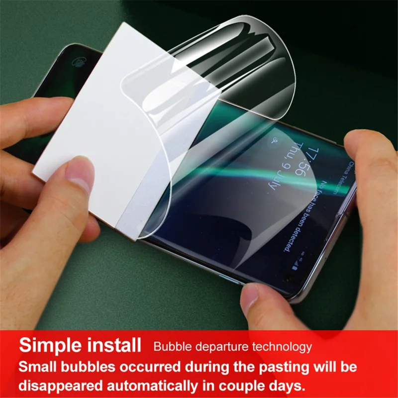 IMAK 2Pcs / Set Full Coverage High Sensitivity Hydrogel Film III Soft TPU Screen Protector for iPhone 13 / 13 Pro / 14