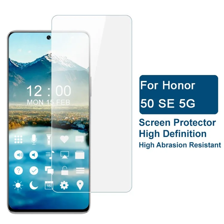 IMAK ARM Series Protector de pantalla suave de TPU antidetonante de alta definición para Honor 50 SE 5G (no cubre por completo) 