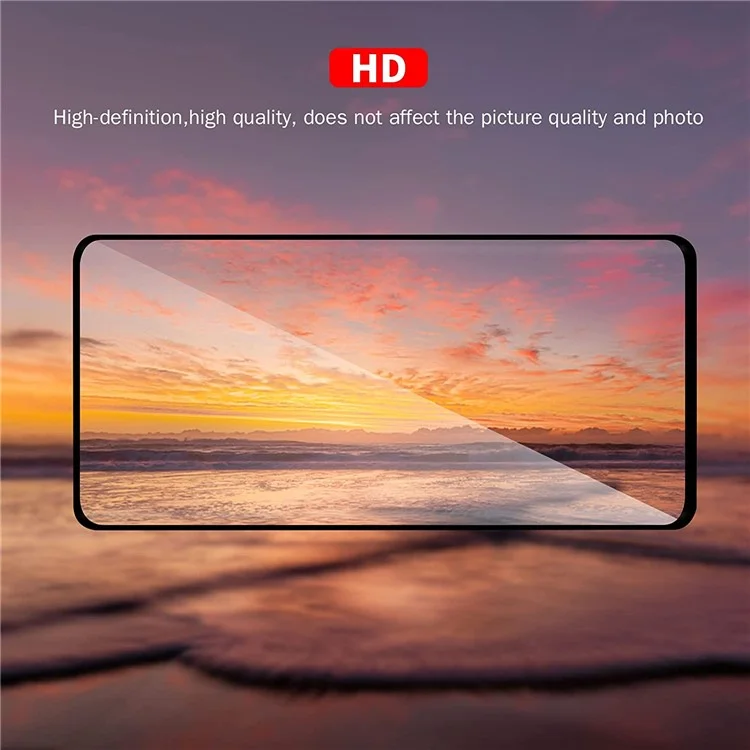 Full Cover Side Glue Premium 9D Silk Printing Tempered Glass Screen Protector per Google Pixel 6 Pro