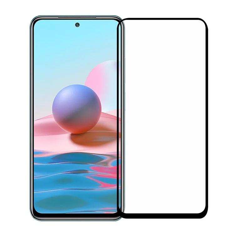 0.2mm HD Pantalla Completa Pegamento Completo 9h Dureza Anti-explosión Protector De Pantalla De Cristal Templado Para Xiaomi Redmi Note 10 4G / Nota Redmi 10s