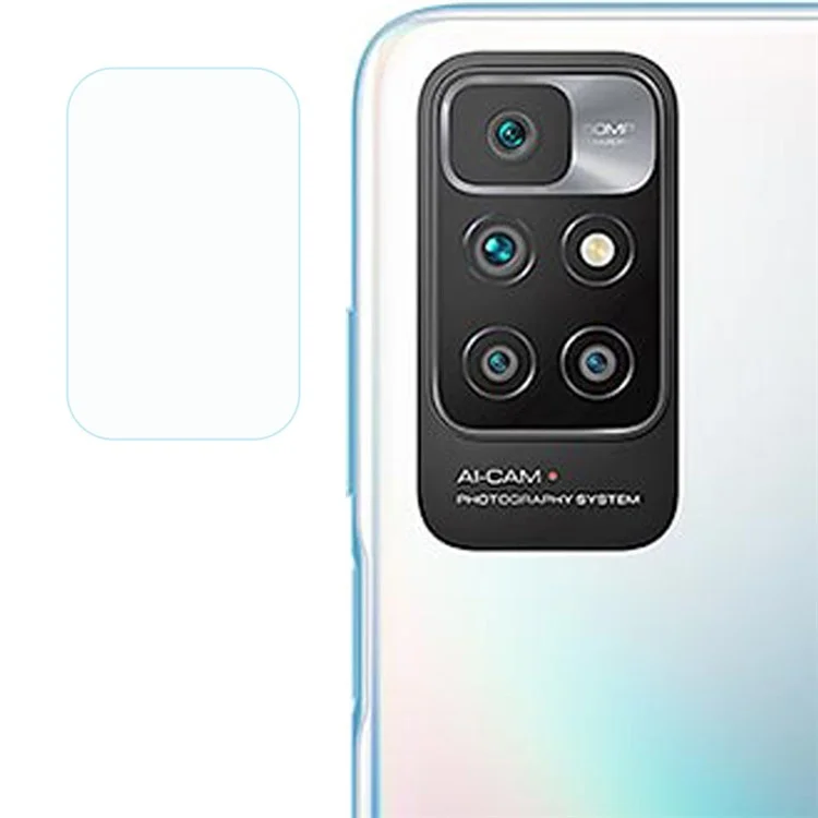 Película de Cámara de Teléfono de Vidrio Templado Transparente Película Protector Para Xiaomi Redmi 10 4G (2021)/Redmi 10 2022 4G/Redmi Note 11 4G (MediaTek)/Redmi 10 Prime