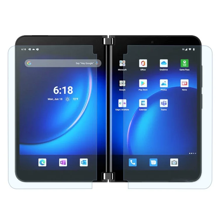 Full Screen Coverage High Definition Clear PET Shield Screen Protector (Left Screen and Right Screen) for Microsoft Surface Duo 2