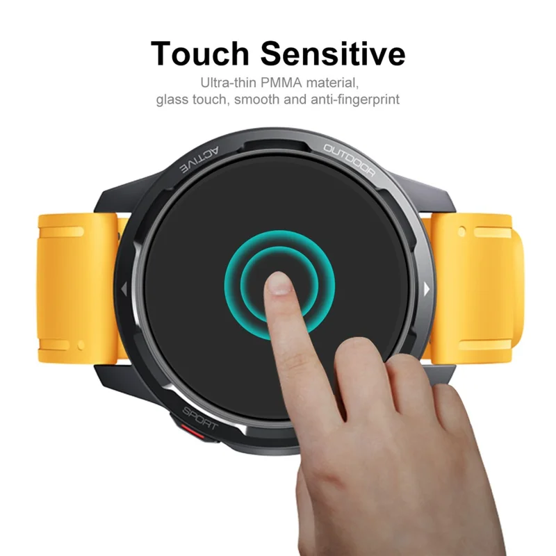 ENKAY HAT PRINCE 5pcs/set 3D Curved Curve Moto PC Edifica + PMMA HD Copertura Full Schermo Protector Per Xiaomi Watch Color 2