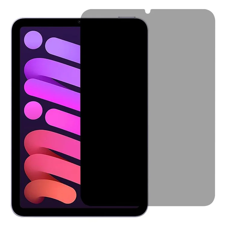 Anti-Peep Privacy Protection Tempered Glass Screen Protector 0.3mm Arc Edge for iPad mini (2024) / mini (2021)
