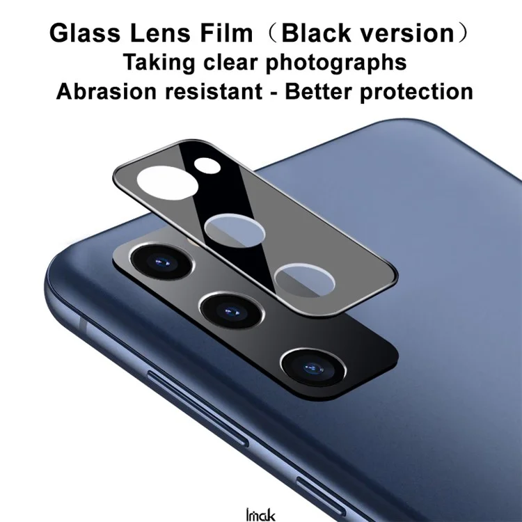 IMAK HD Clarity Bubble Free Tempered Glass Camera Lens Protector (Black Version) für Samsung Galaxy S20 Lite / S20 FE 4G / S20 FE 5G/S20 FE 2022