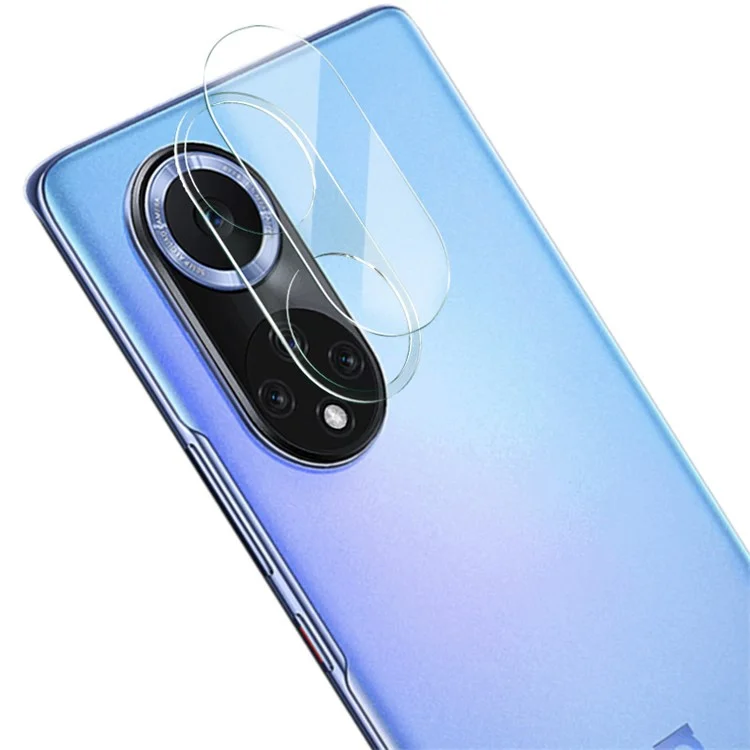 IMAK HD Clear Anti-Scratch Tempered Glass Camera Lens Protector + Acrylic Lens Cap für Huawei nova 9 / Honor 50