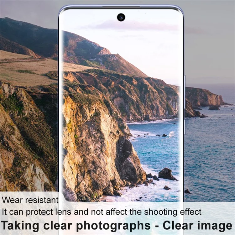 IMAK HD Clear Anti-Scratch Tempered Glass Camera Lens Protector + Acrylic Lens Cap für Huawei nova 9 / Honor 50