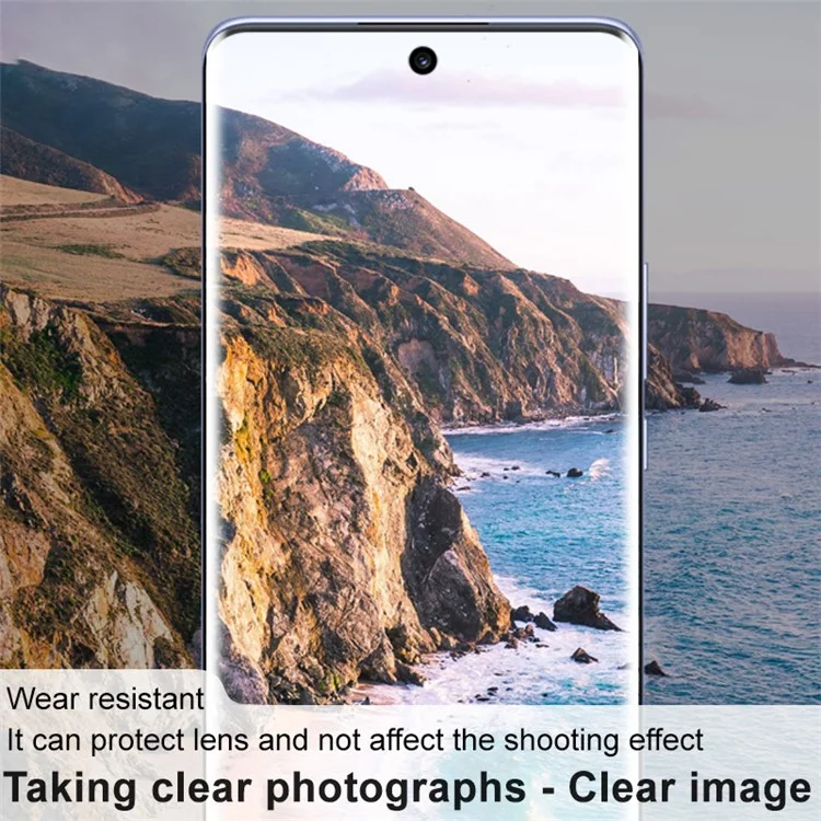 IMAK HD Clear Anti-kratzer Temperierte Glaskamera-objektivschutz + Acryl-objektivkappe Für Huawei Nova 9 / Ehre 50