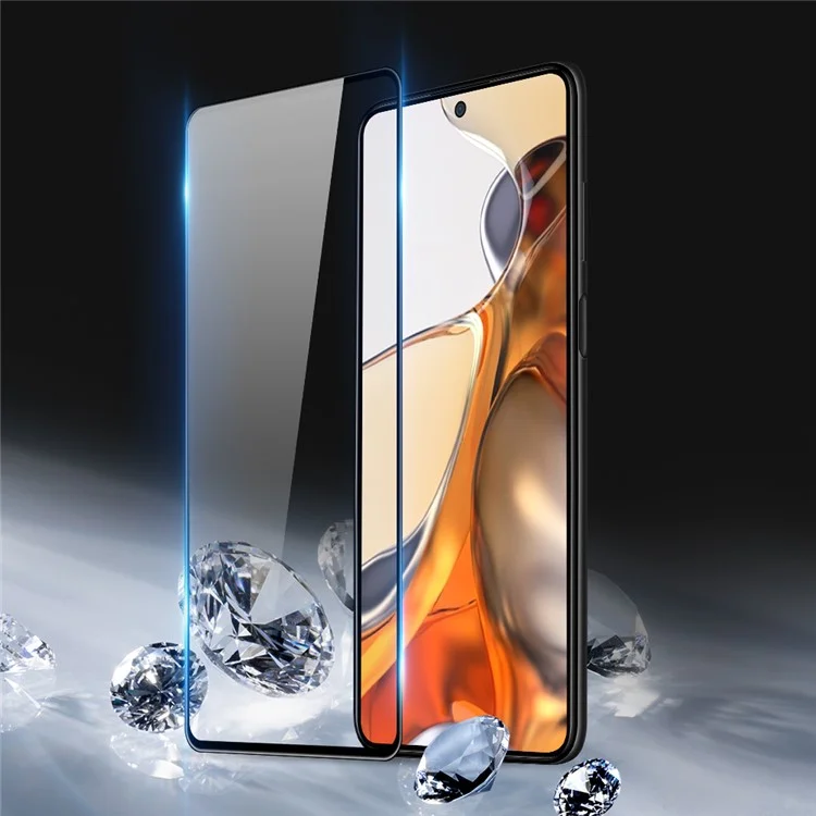 DUX DUCIS (9D) Full Glue Premium HD Clarity 0.33mm Full Coverage Medium Alumina Glass Screen Protector für Xiaomi 11T / 11T Pro
