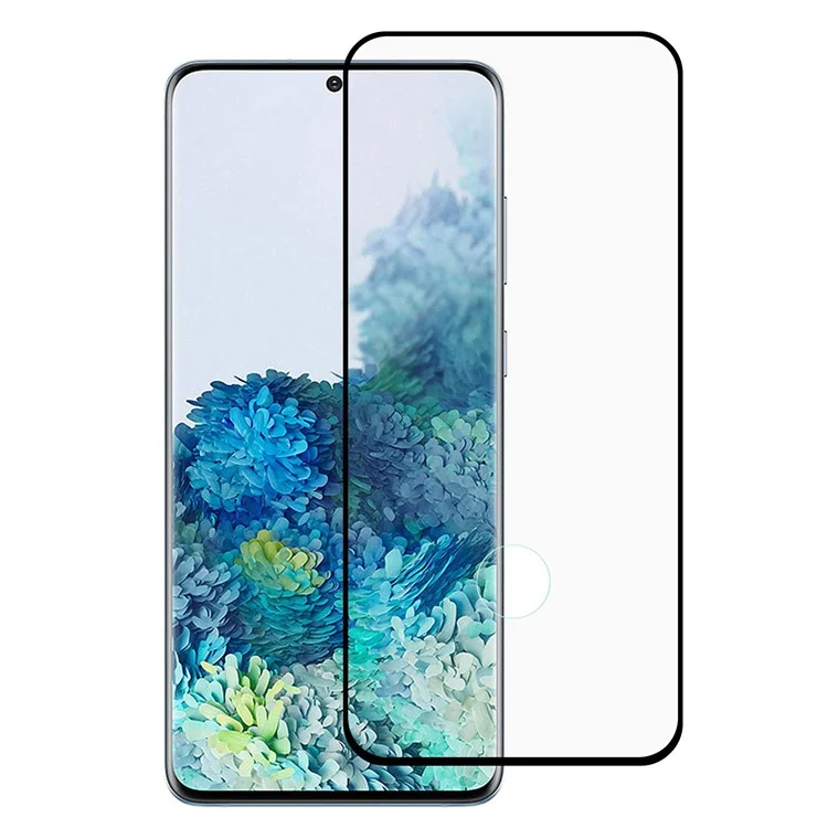 3D Curved Surface Anti-explosion Anti-scratch Full Glue Full Coverage HD Clear Tempered Glass Film for Samsung Galaxy S20 4G/S20 5G (Support for Fingerprint Unlocking)