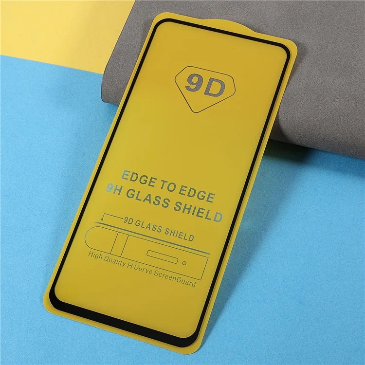 HD Clear Full Coverage Full Glue Secondary Hardening Silk Printing 9D Shatterproof Tempered Glass Film für Oppo A55 4G