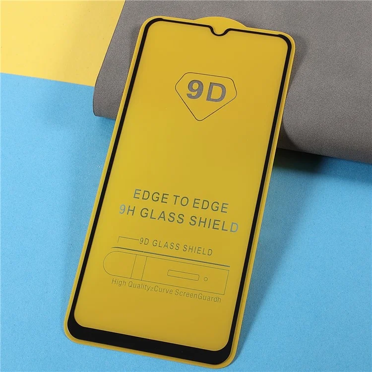 Full Screen Full Glue Solid Defense Silk Printing 9D Anti-explosion HD Clear Tempered Glass Film für Oppo A55 5G