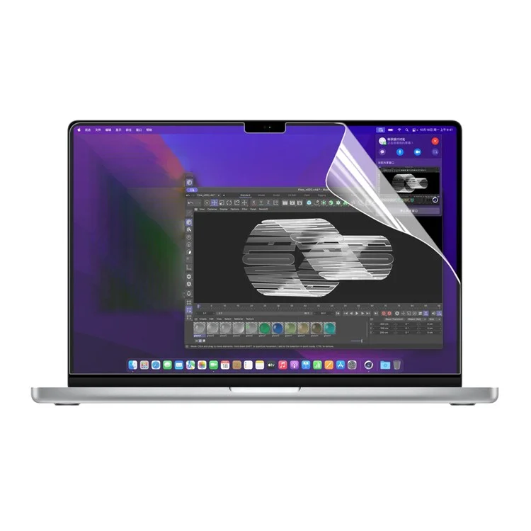 Enkay Hat Prince Para MacBook Pro 14 Polegadas (2021) (A2442) Protetor de Tela Cobertura Completa Anti-glare Pet Film