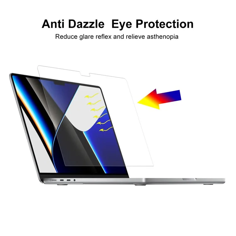 Enkay Hat Prince Para MacBook Pro 14 Polegadas (2021) (A2442) Protetor de Tela Cobertura Completa Anti-glare Pet Film