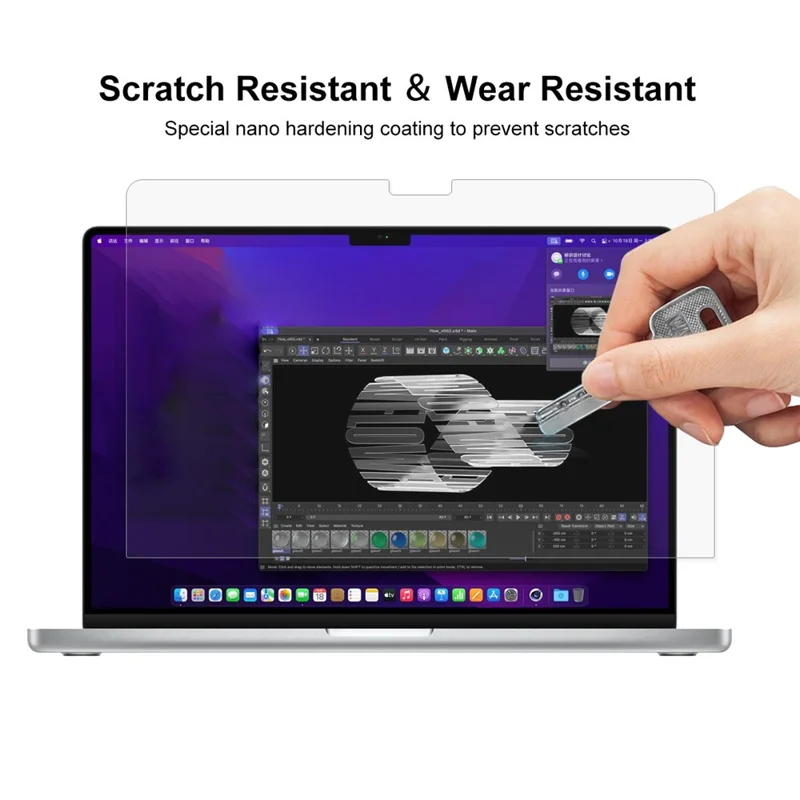 ENKAY HAT PRINCE til MacBook Pro 16 tommer (2024) M4 A3403 / A3186 / (2023) M3 A2991 / M2 A2780 / (2021) (A2485) PET-skærmprotector