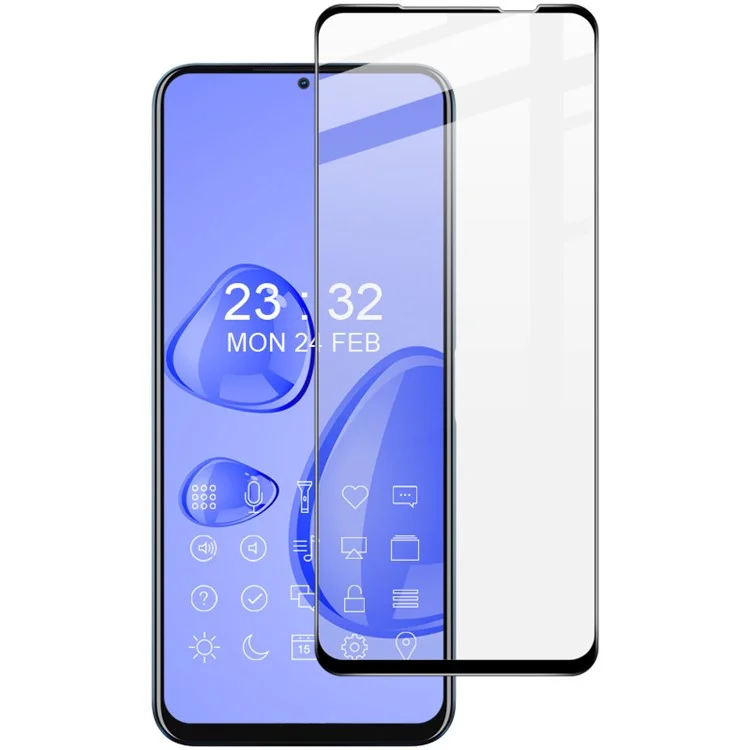IMAK Pro+ Series Explosion-proof HD Full Coverage Full Glue 9H AGC Glass Tempered Glass Screen Protector per Motorola Moto G31 4G/G41 4G