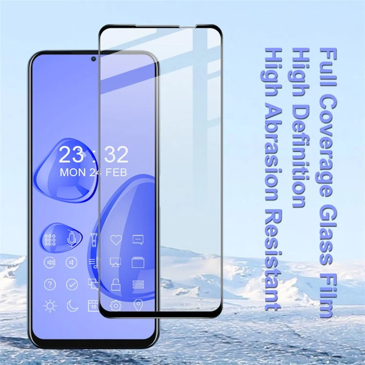 IMAK Pro+ Series Explosion-proof HD Full Coverage Full Glue 9H AGC Glass Tempered Glass Screen Protector per Motorola Moto G31 4G/G41 4G