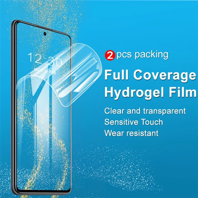 IMAK 2 Pcs/Set Hydrogel Film III Couverture complète Transparent Doux TPU Écran de protection pour Xiaomi 11T / 11T Pro