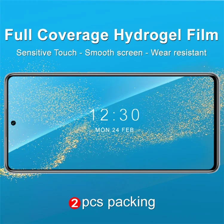 IMAK 2 Pcs/Set Hydrogel Film III Couverture complète Transparent Doux TPU Écran de protection pour Xiaomi 11T / 11T Pro