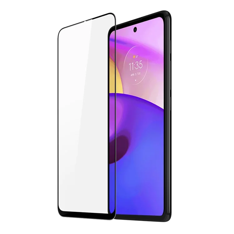 Dux Ducis Full Lopage Full Glue Hardness 9h Edge 0,3 мм Ультразлостное Защитное Стеклянное Экране (10D) Для Motorola Moto E40