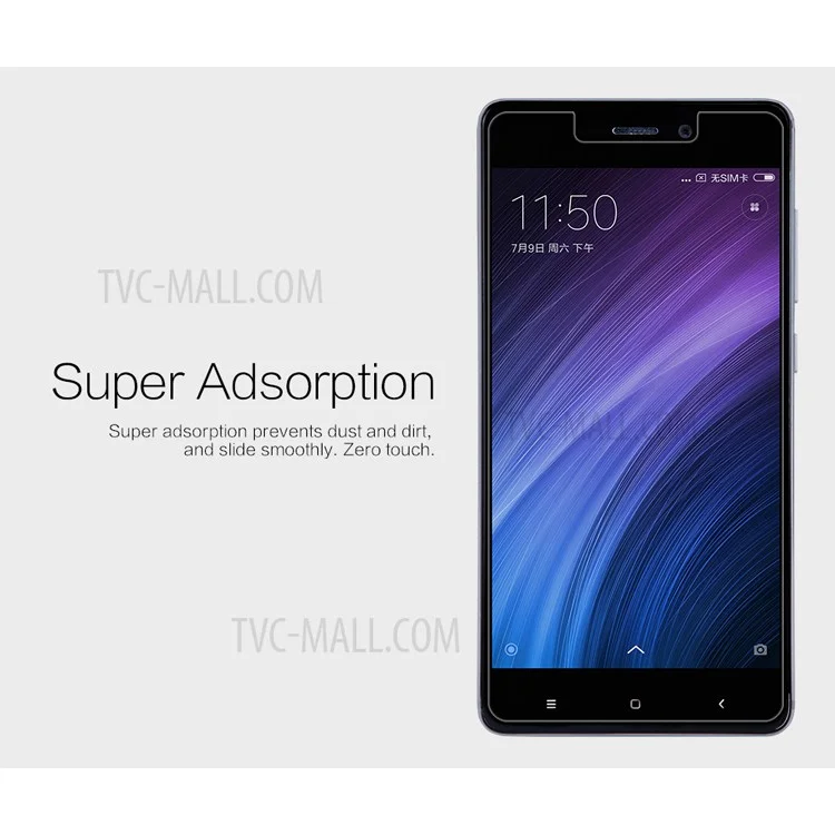 NILLKIN for Xiaomi Redmi 4 Anti-fingerprint Crystal Clear Screen Protector Film