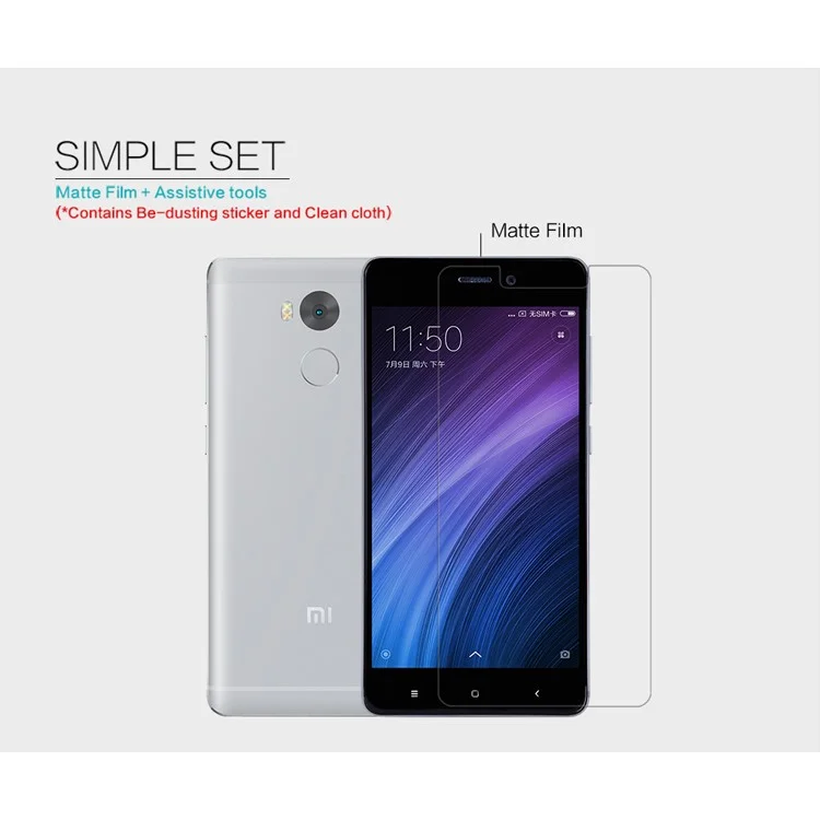 NILLKIN Matte Anti-scratch LCD Screen Guard Film for Xiaomi Redmi 4