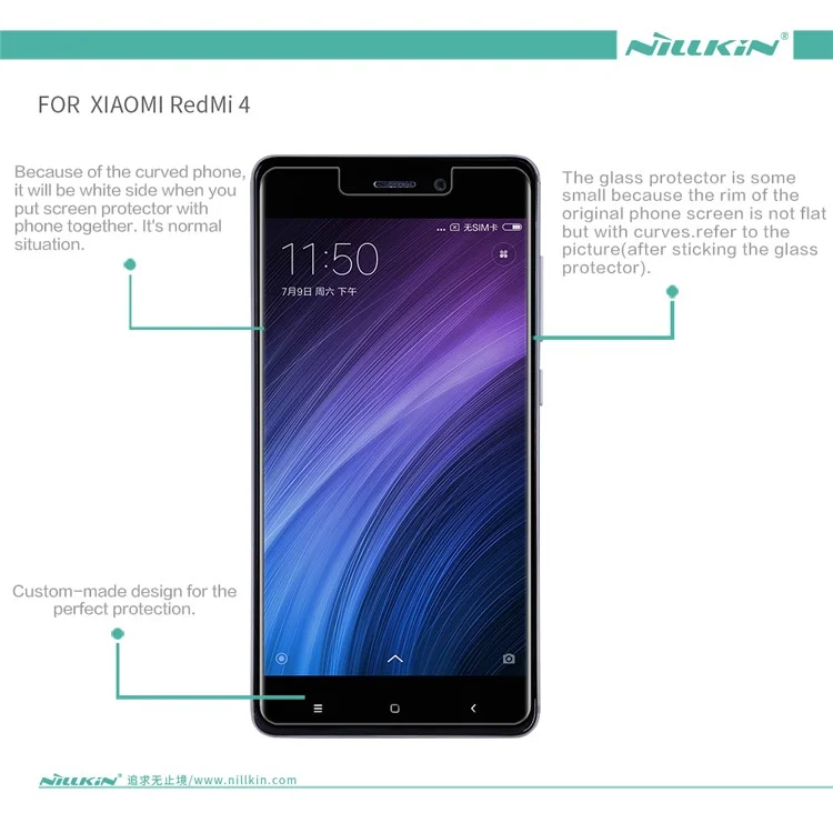 NILLKIN Matte Anti-scratch LCD Screen Guard Film for Xiaomi Redmi 4