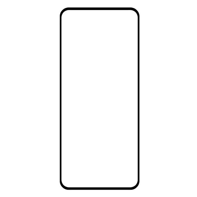 Complete Covering Full Glue Silk Printing HD Clear Tempered Glass Screen Protector for Realme 8i/Narzo 50 4G