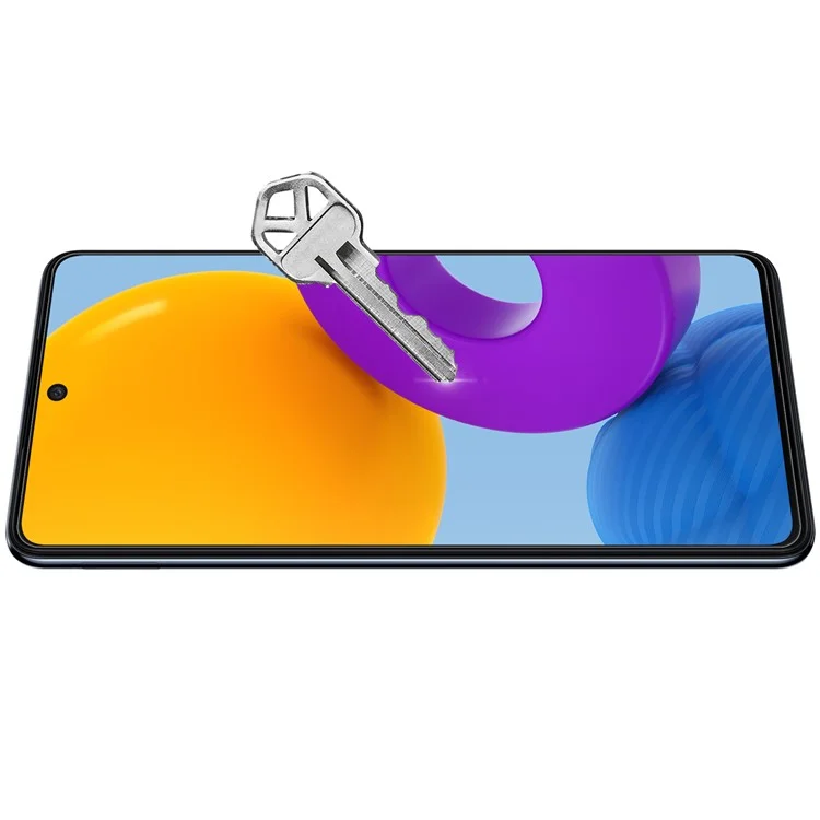 NILLKIN Amazing H+PRO 0,2 mm 2,5D Arc Edge 9H Härte Anti-Explosion Gehärtetes Glas-Displayschutzfolie AGC-Glas für Samsung Galaxy M52 5G