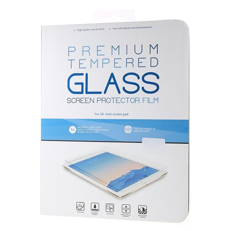 Protecteur d'écran en verre trempé lisse et transparent anti-explosion de 0,3 mm [Colle totale] pour Nokia T20
