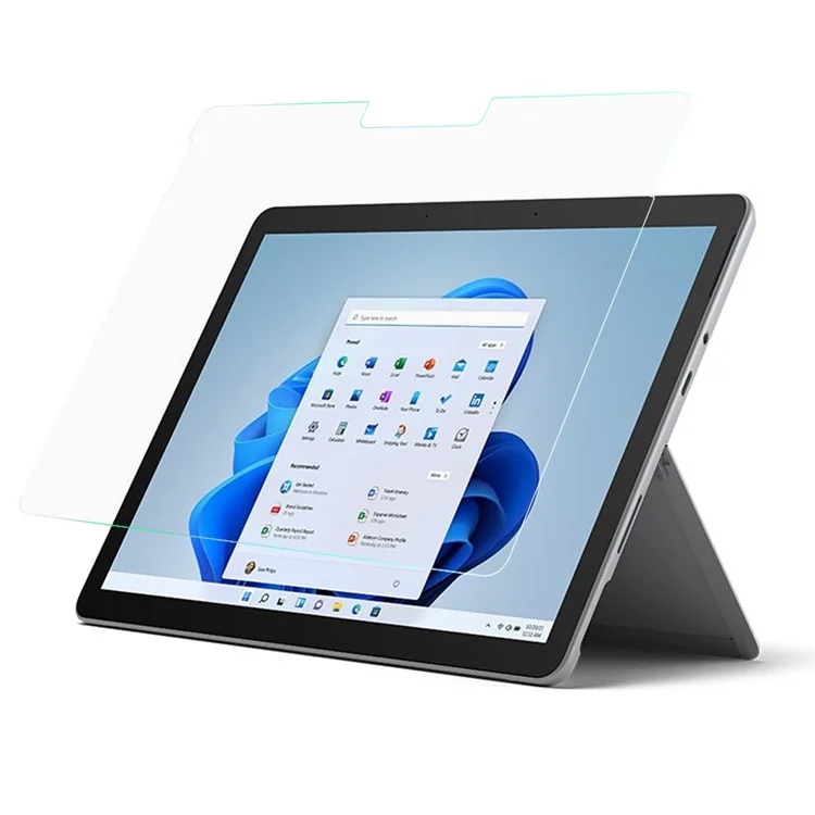 Protetor de Tela de Vidro Temperado Antirrisco HD Transparente de 0,3 mm de Espessura para Microsoft Surface Go 3 10,5''