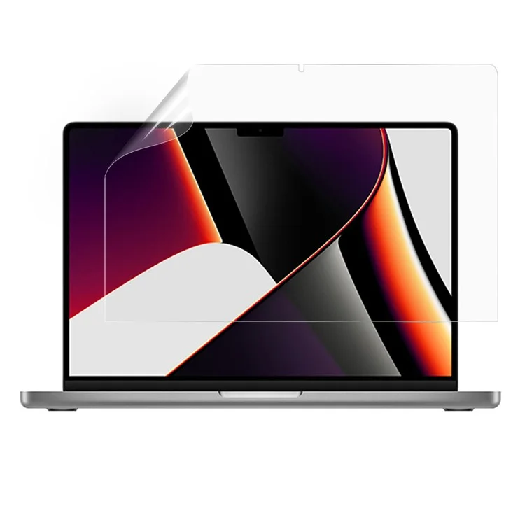 For MacBook Pro 14 inch (2024) M4 A3112  / A3185 / A3401 A3403 / A3186 / (2023) M3 A2918 / A2992 / M2 A2779 / A2991 / (2021) (A2442) PET Film Full Coverage HD Clarity Anti-Scratch Screen Guard