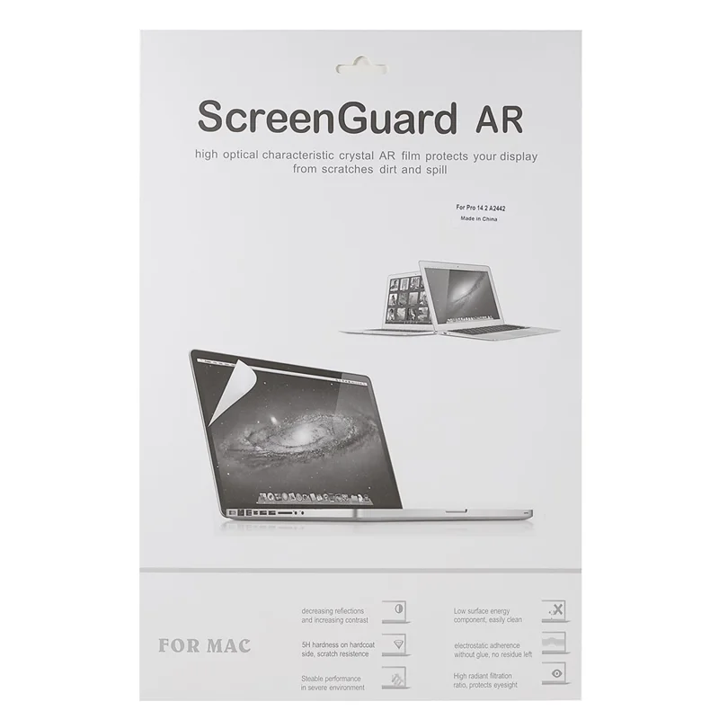For MacBook Pro 16 inch (2024) M4 A3403 / A3186 / (2023) M3 A2991 / M2 A2780 / (2021) (A2485) Screen Protector Soft PET Film