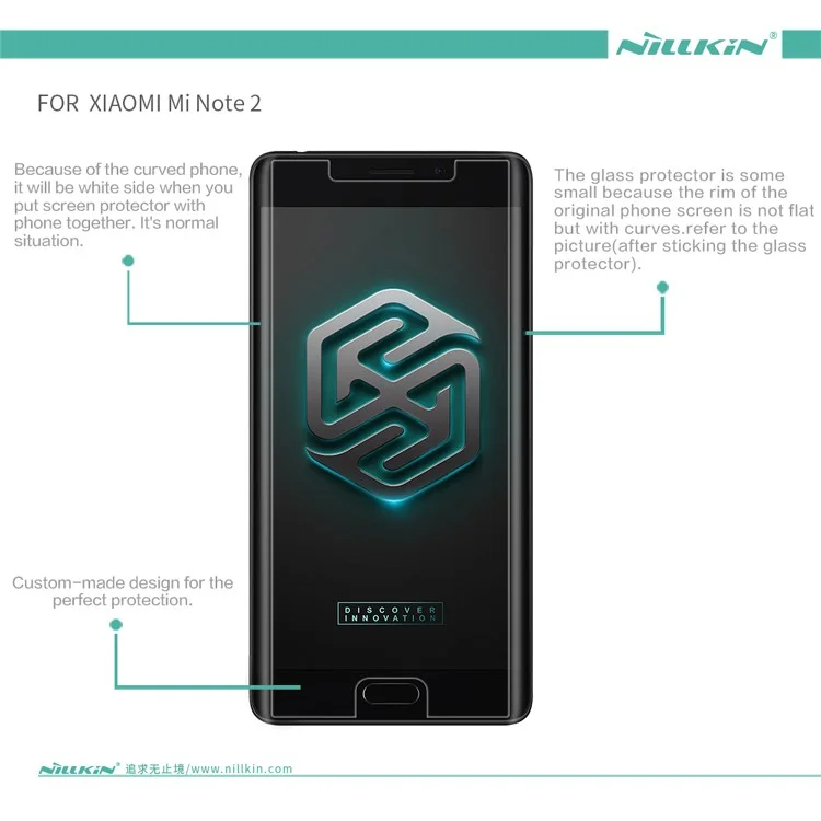NILLKIN Matte Anti-scratch LCD Screen Guard Film for Xiaomi Mi Note 2