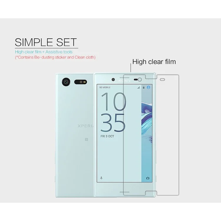 NILLKIN Anti-fingerprint HD Clear Screen Protector for Sony Xperia X Compact