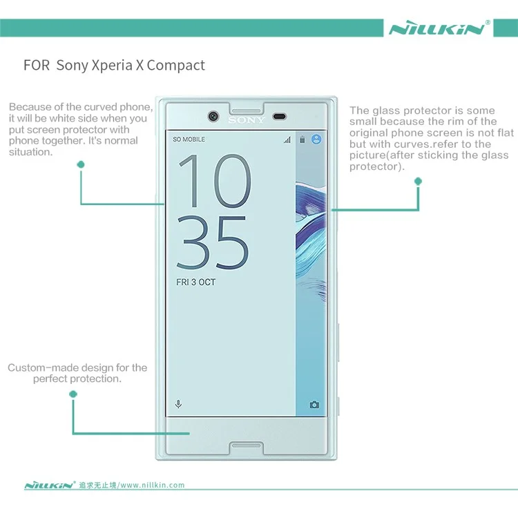 NILLKIN Anti-fingerprint HD Clear Screen Protector for Sony Xperia X Compact